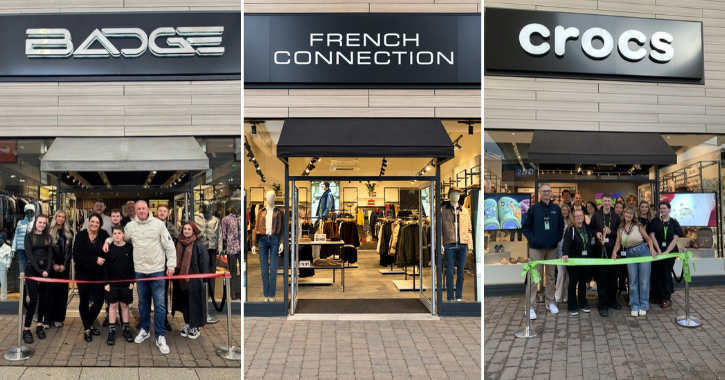 New stores at Dalton Park BADGE, French Connection and Crocs.